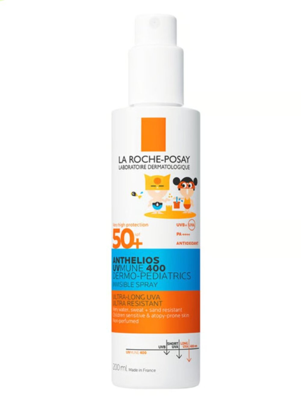 French Pharmacy - La Roche-Posay brand UVMune 400 Dermo-Pediatrics SPF 50+ Spray